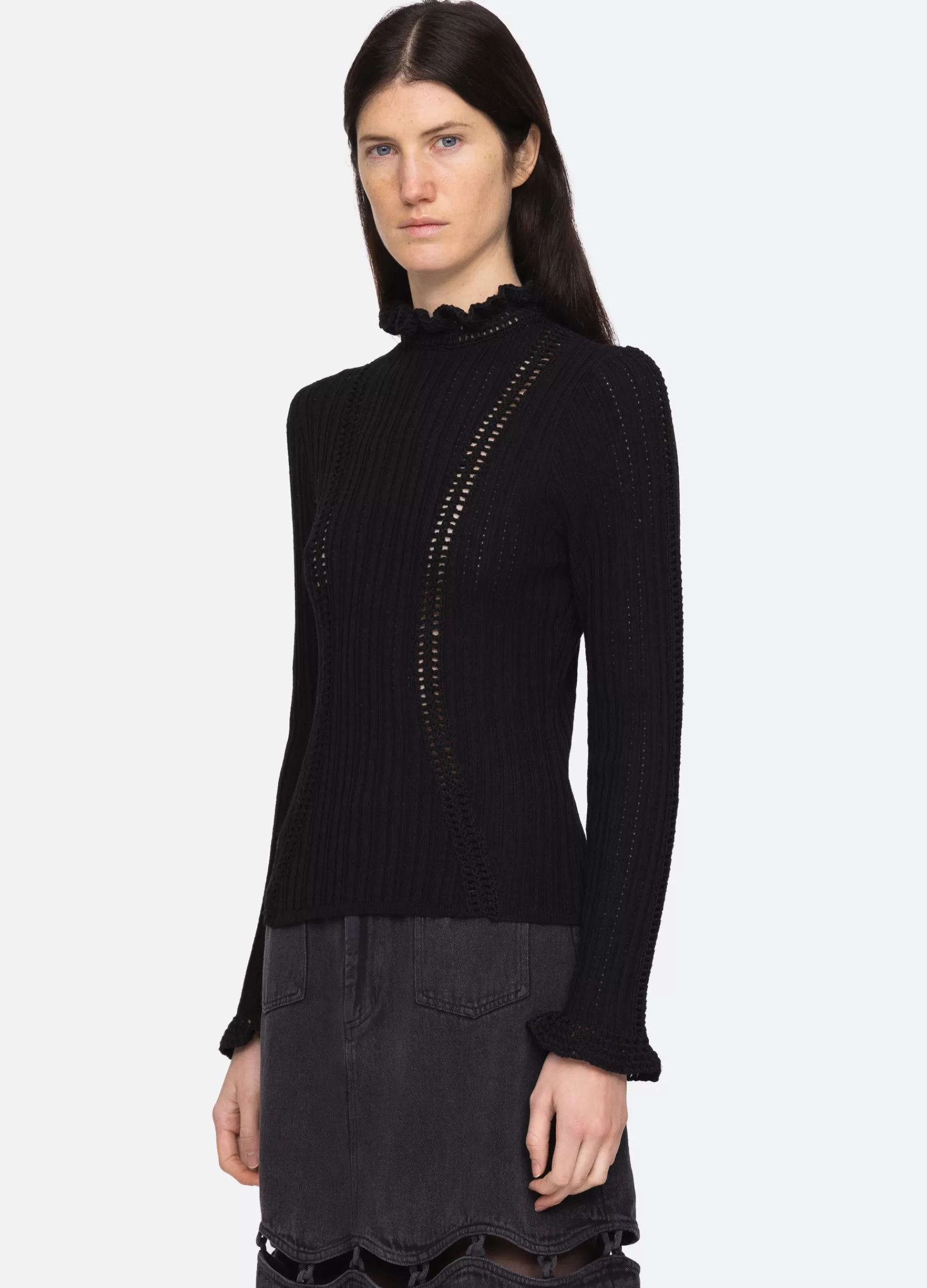 Store Riva Turtle Neck Top Women Sweaters